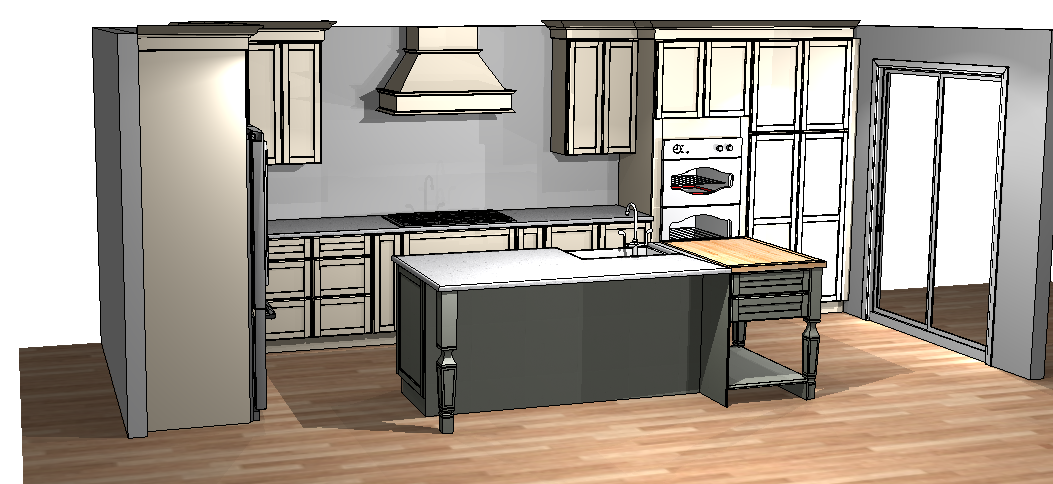 the new kitchen design plan and layout