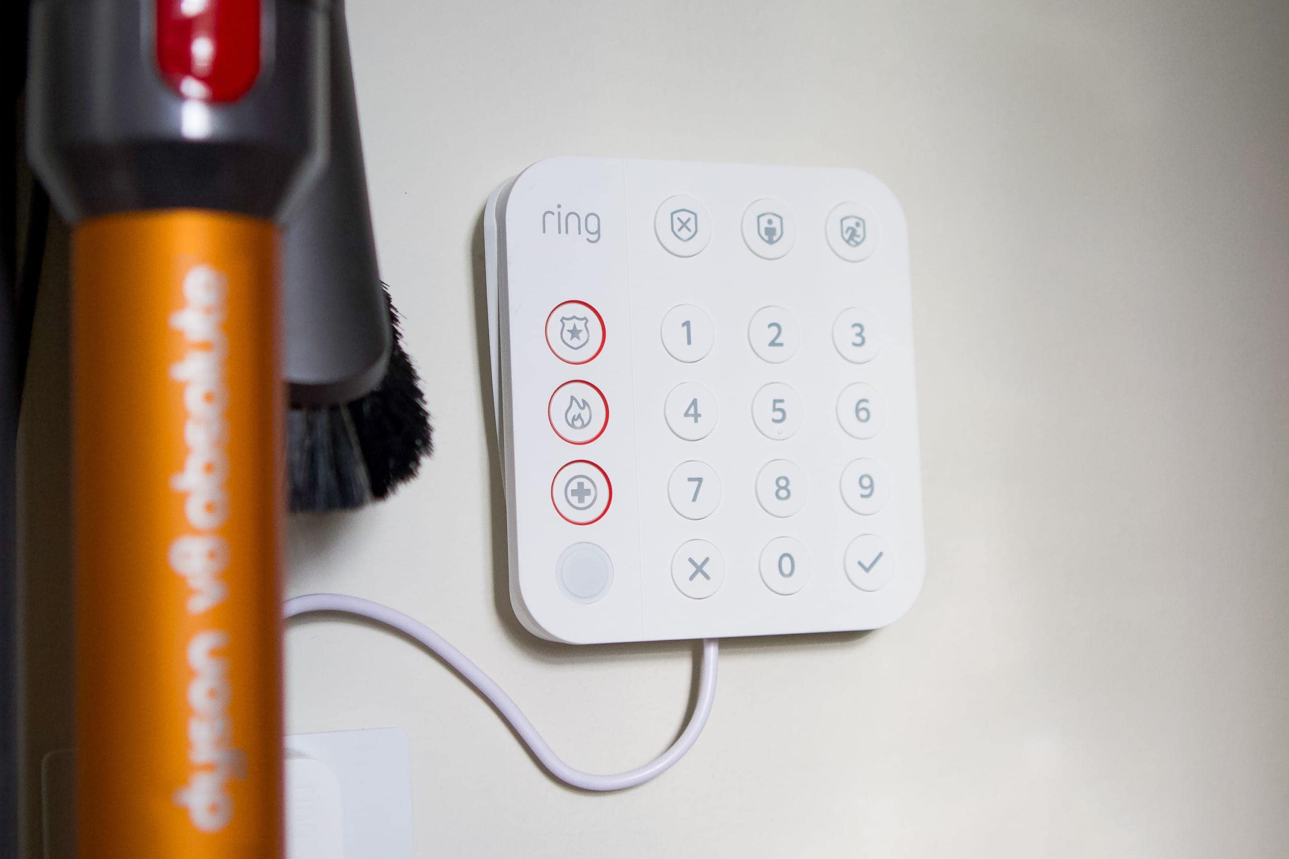 Ring keypad for home security system