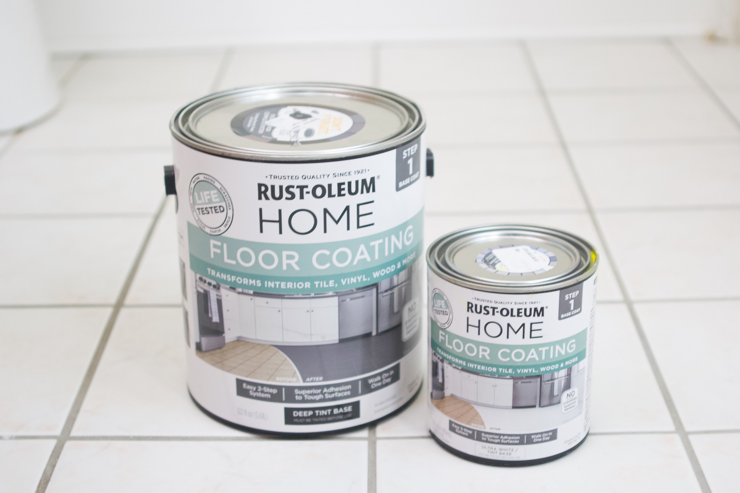 Using Rust-Oleum HOME floor paint