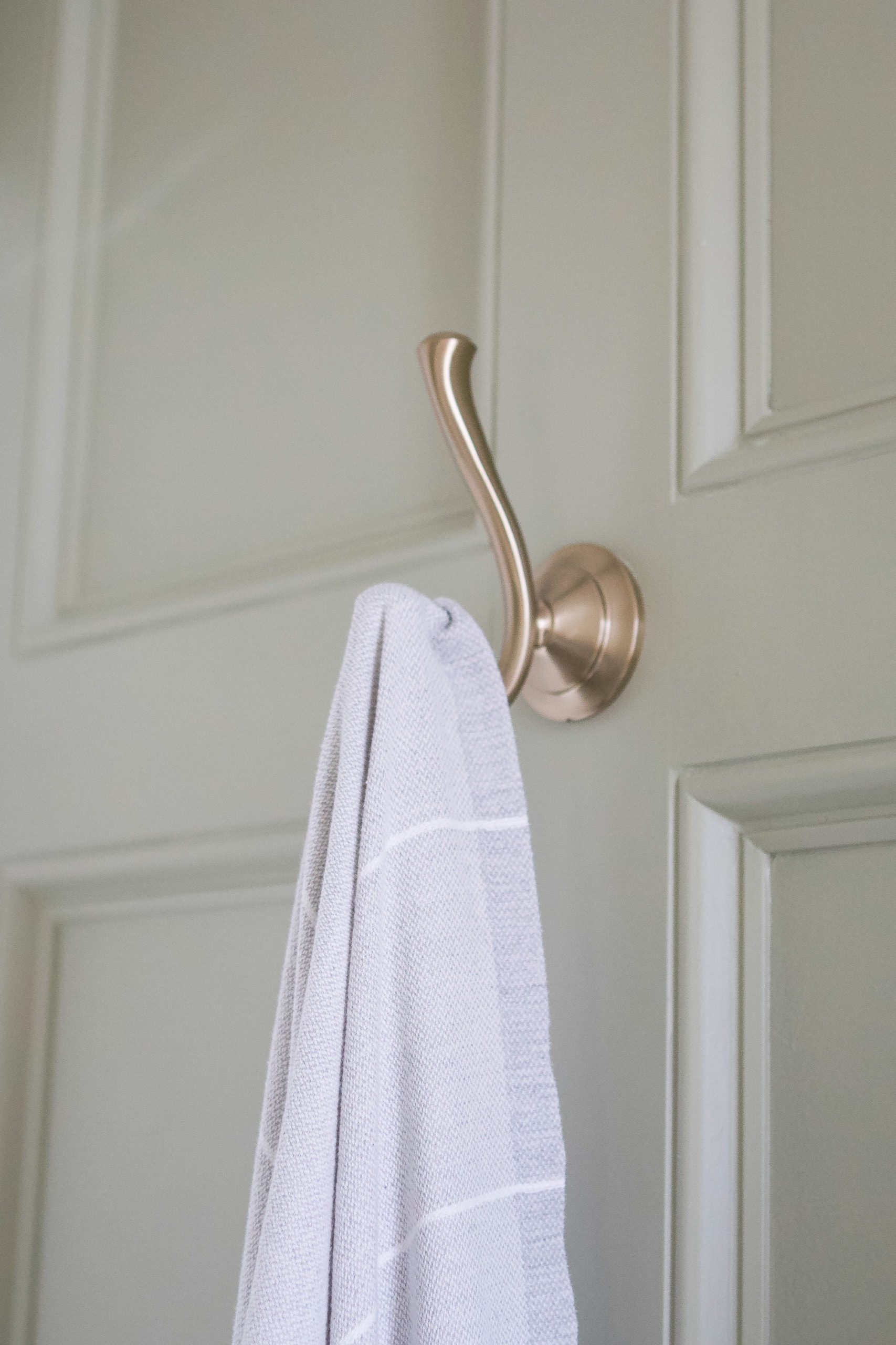 Brass towel hook