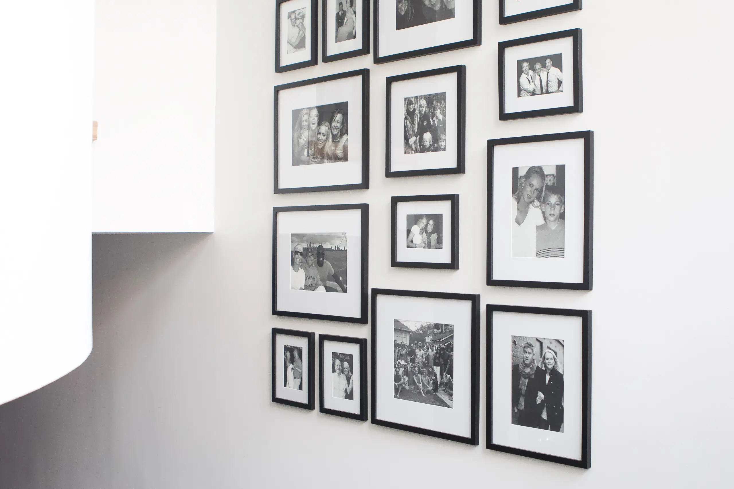 Photo gallery wall