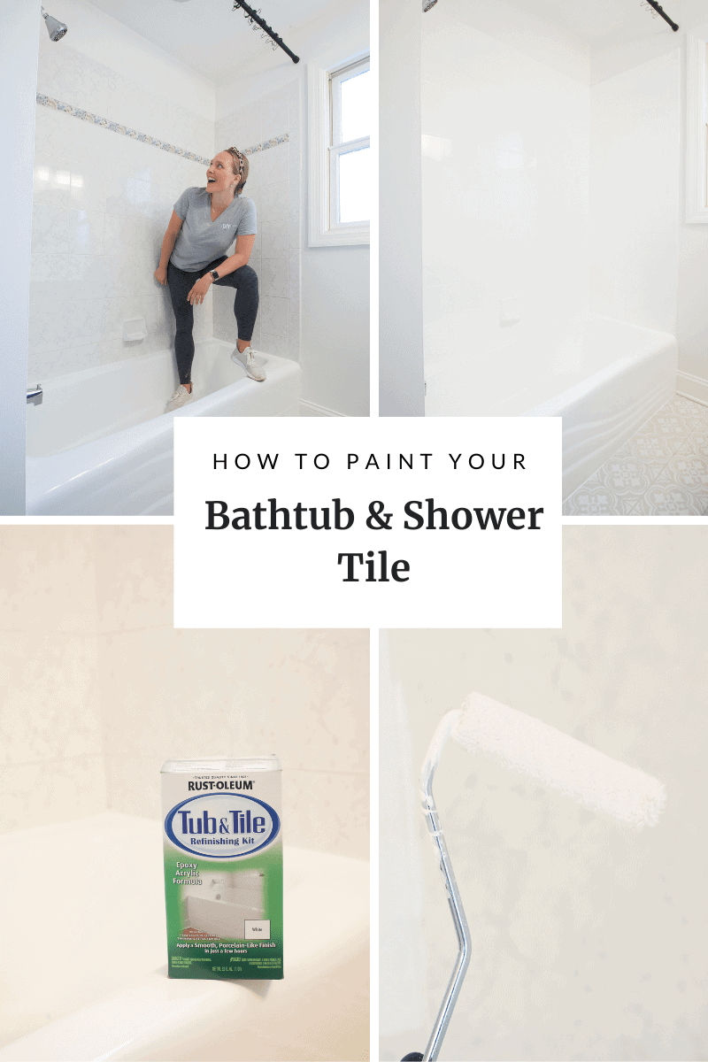 how to paint your bathtub and shower tile