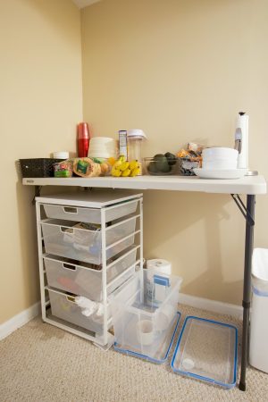 Our Temporary Kitchen Setup in the Basement