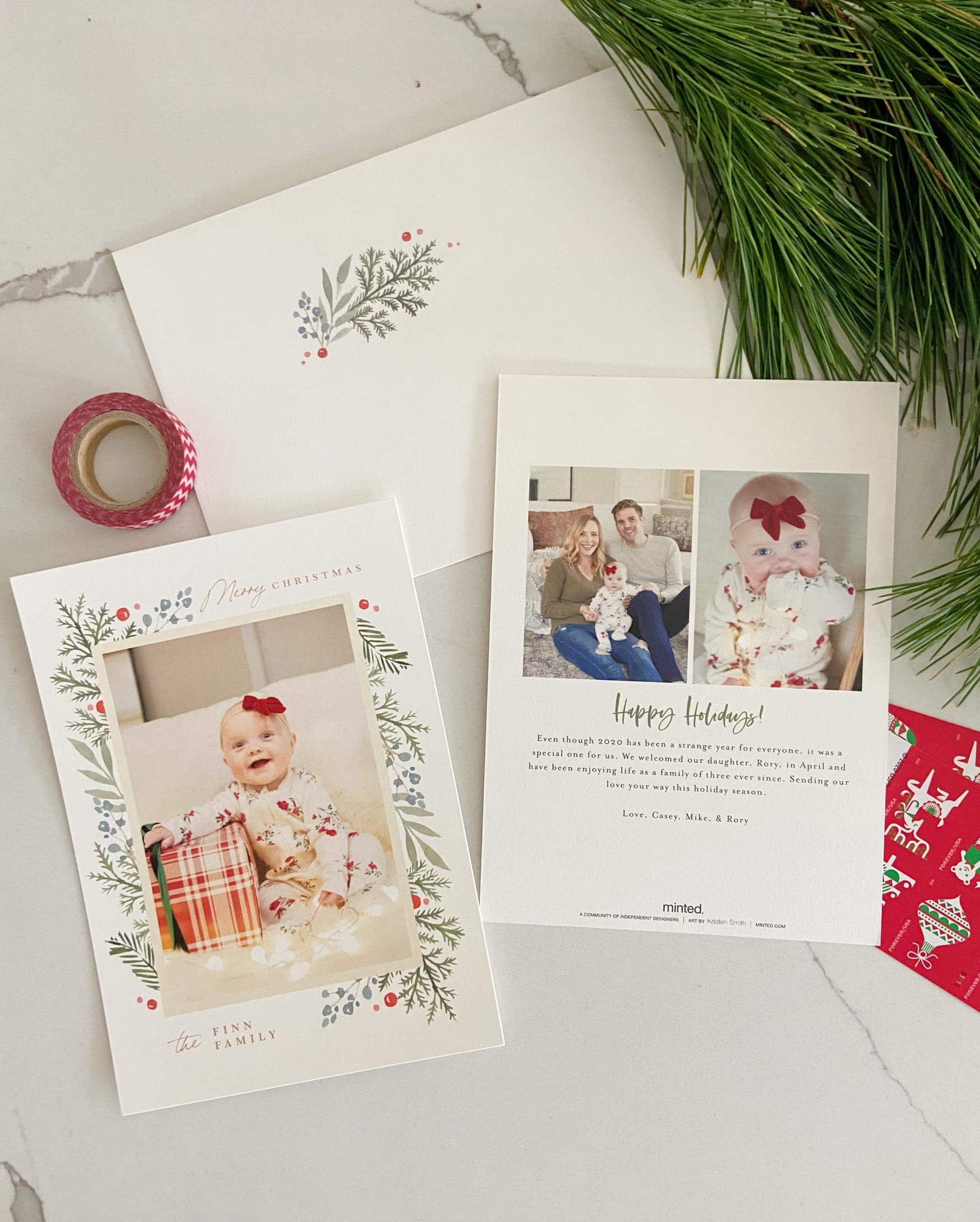 Holiday cards from Minted