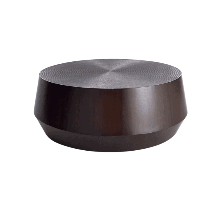 black round coffee table