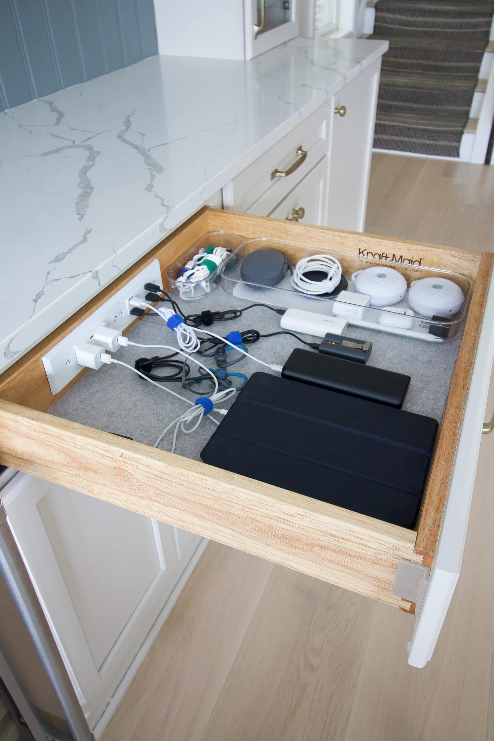 Tips to add a charging drawer