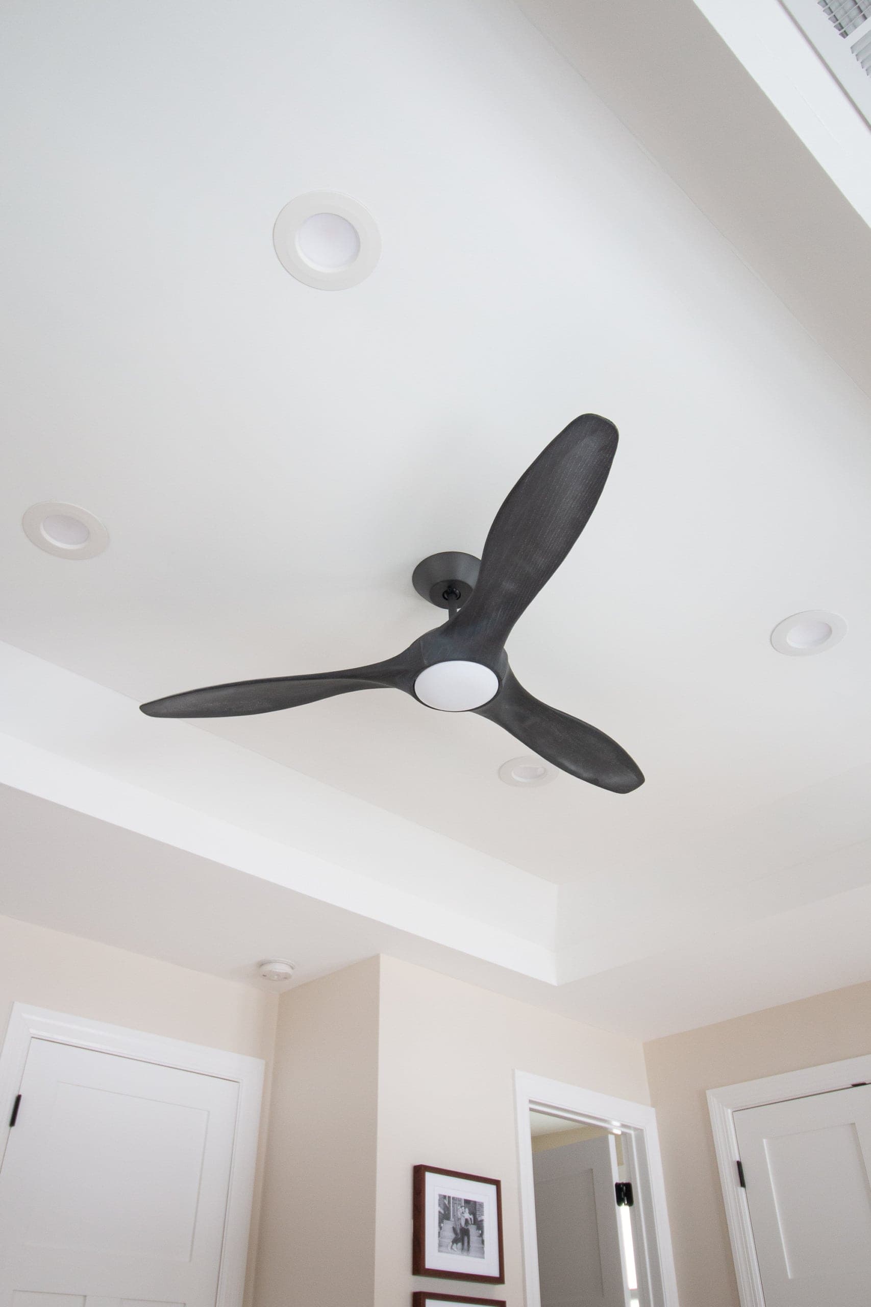 Ceiling fan will stay in the new room