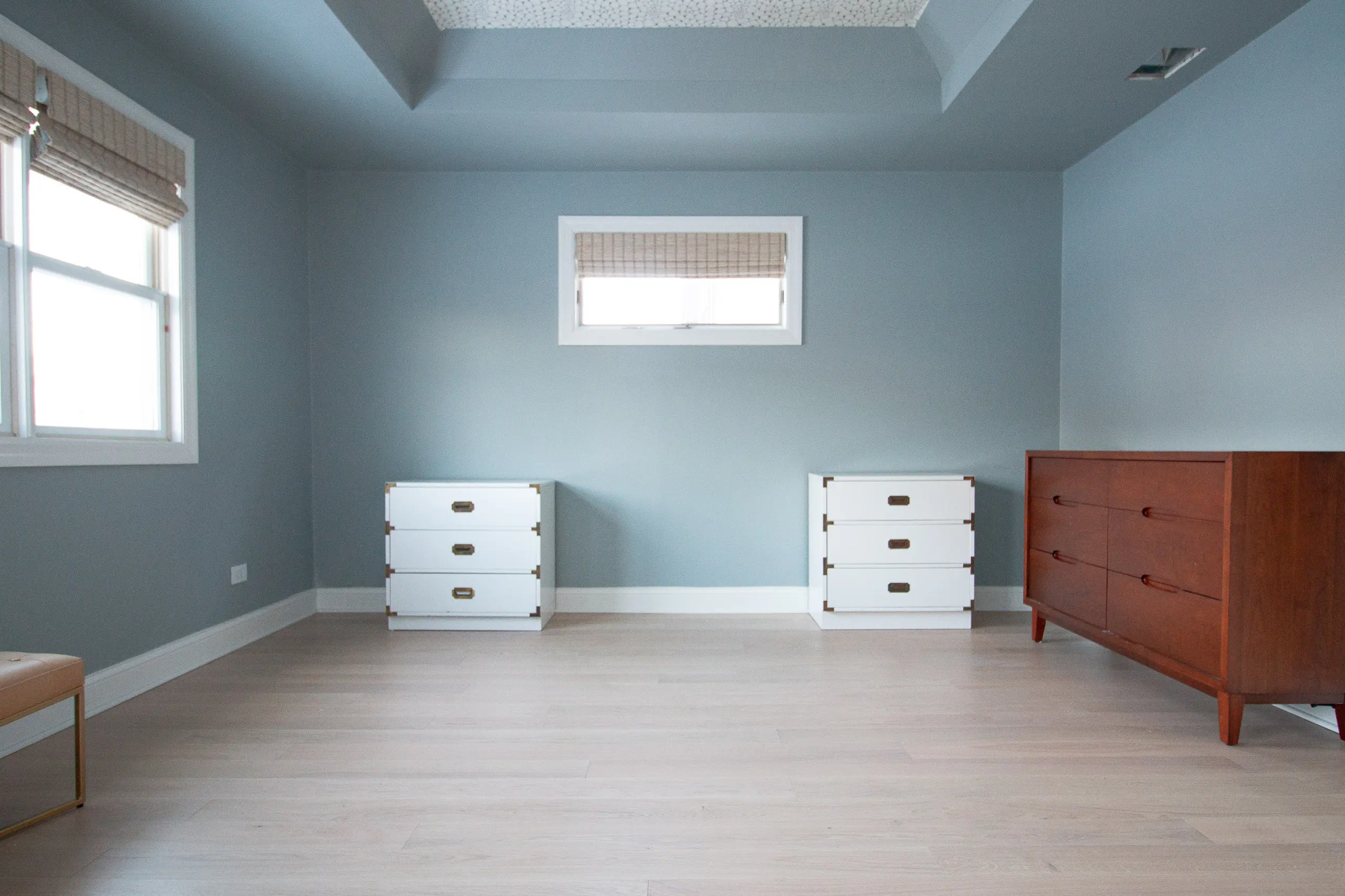 Choosing a Blue Gray Paint Color for Our Bedroom | The DIY Playbook