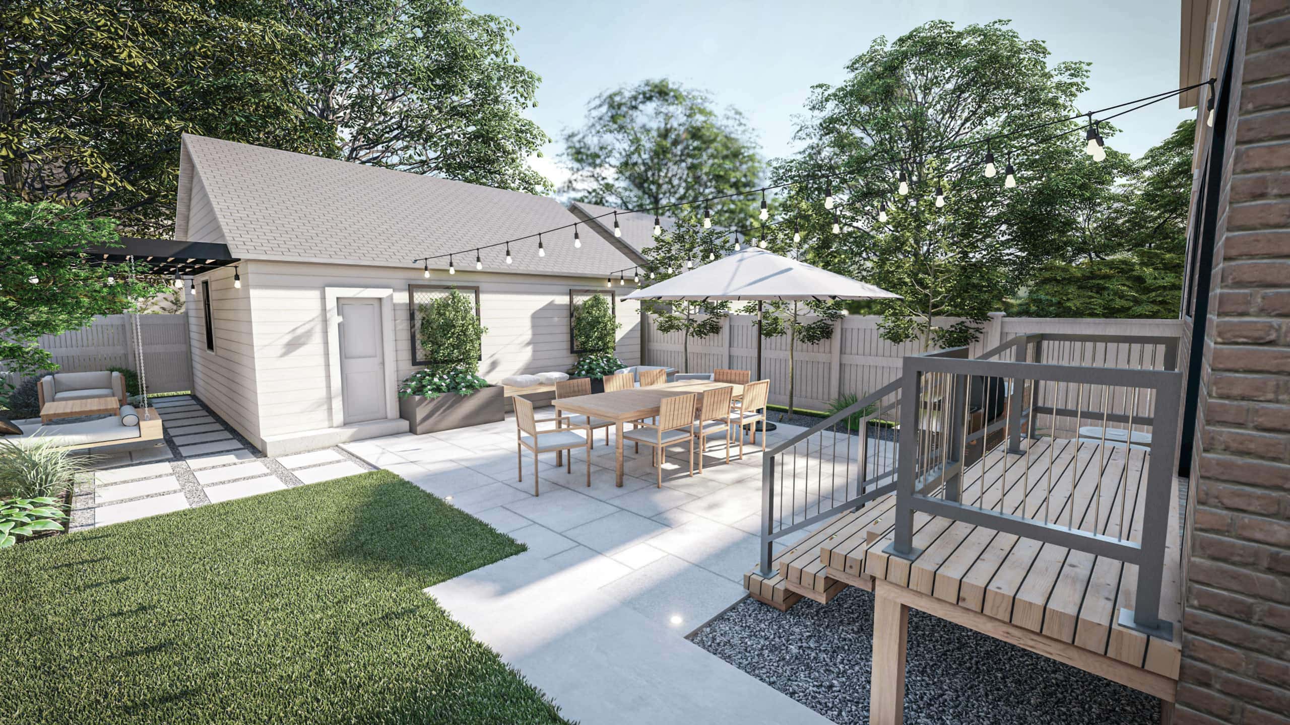 Our Yardzen backyard design plan