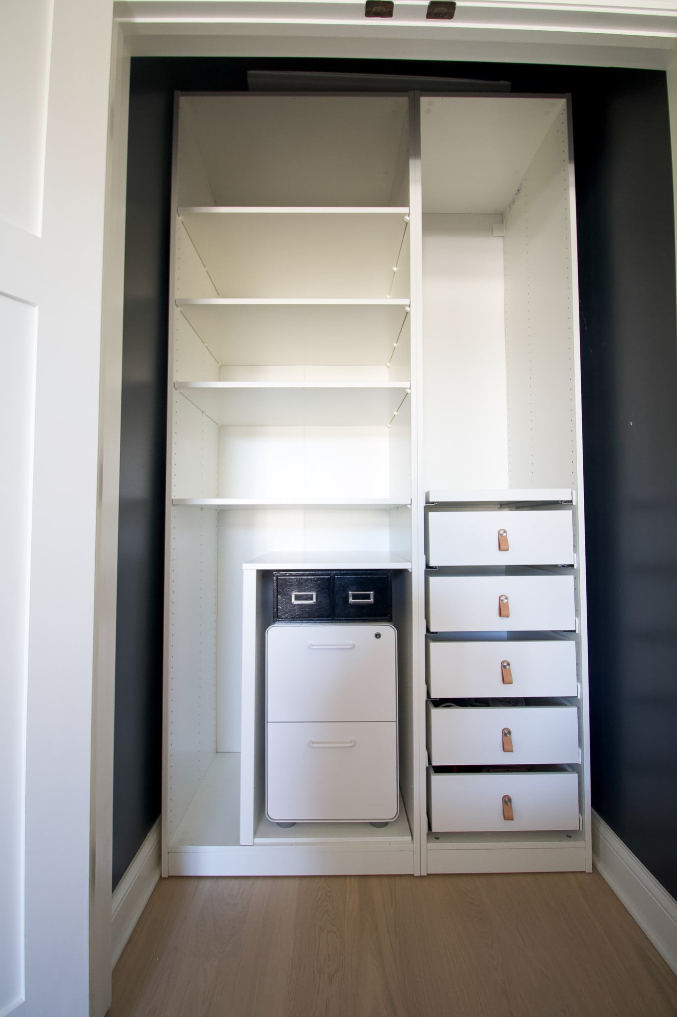 IKEA PAX Tips: Installing Our Office Closet | The DIY Playbook
