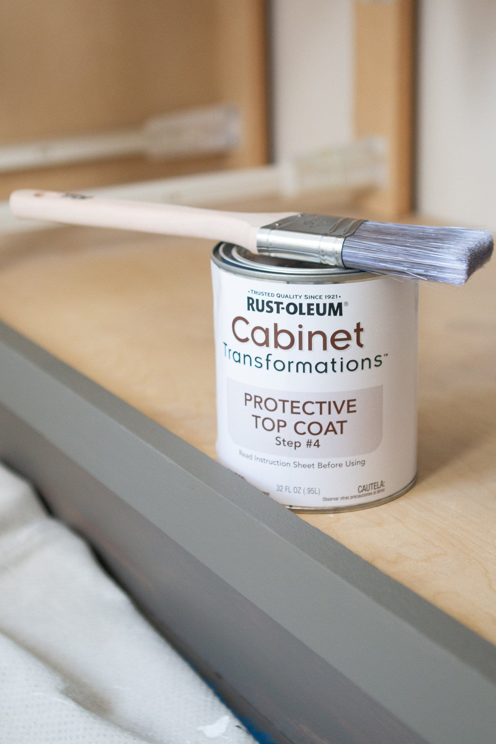 The top coat helps protect the finish