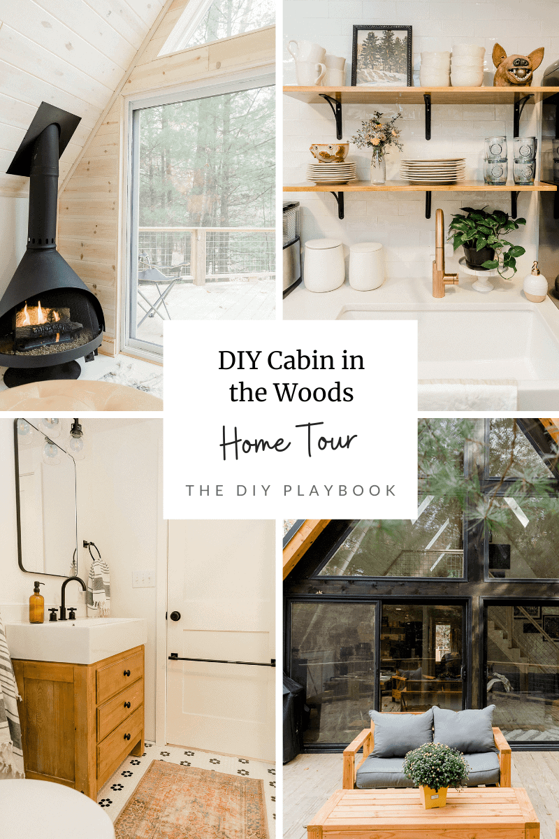 DIY cabin in the woods
