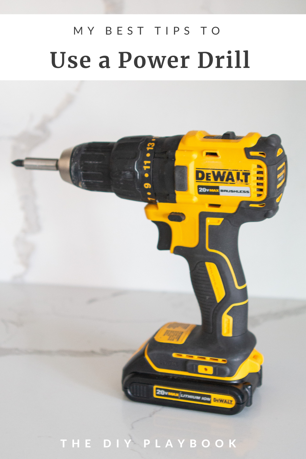 How to use a power drill