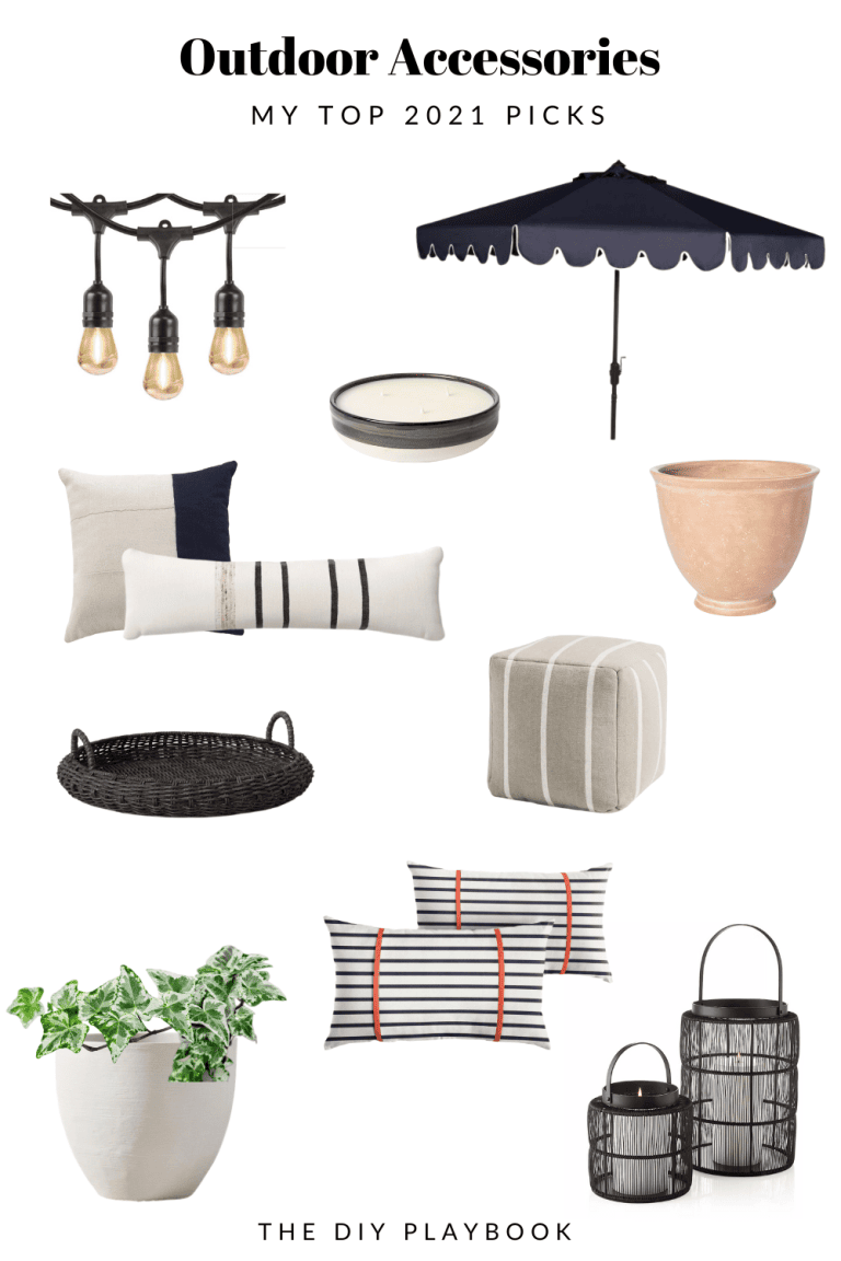 My favorite outdoor accessories for the summertime patio