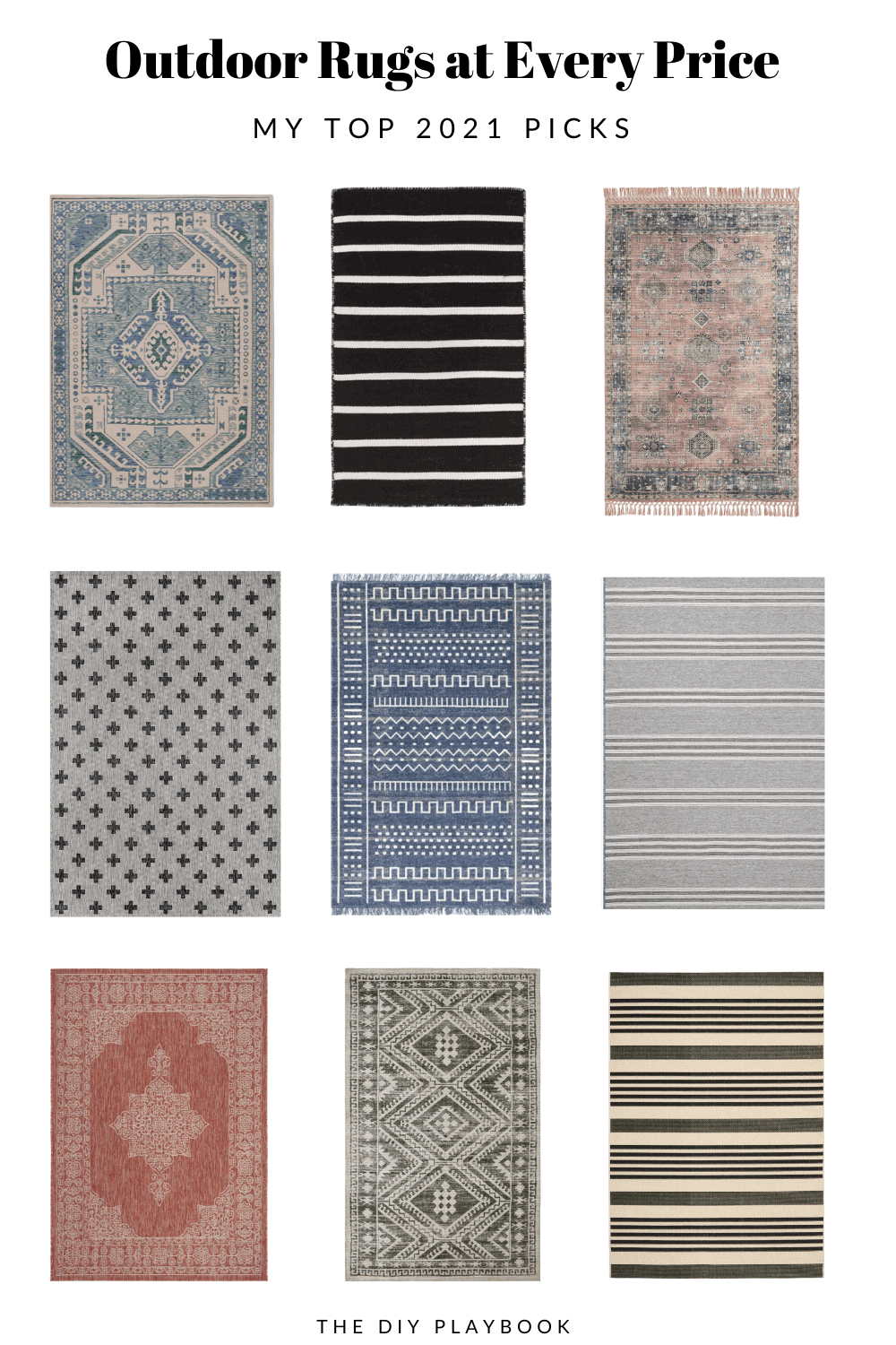 My favorite outdoor rugs for summer 2021