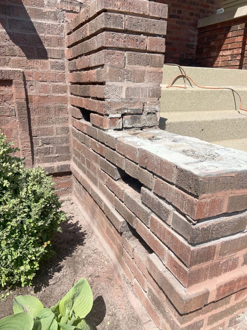 Fixing all of the brick on the exterior of our Chicago home