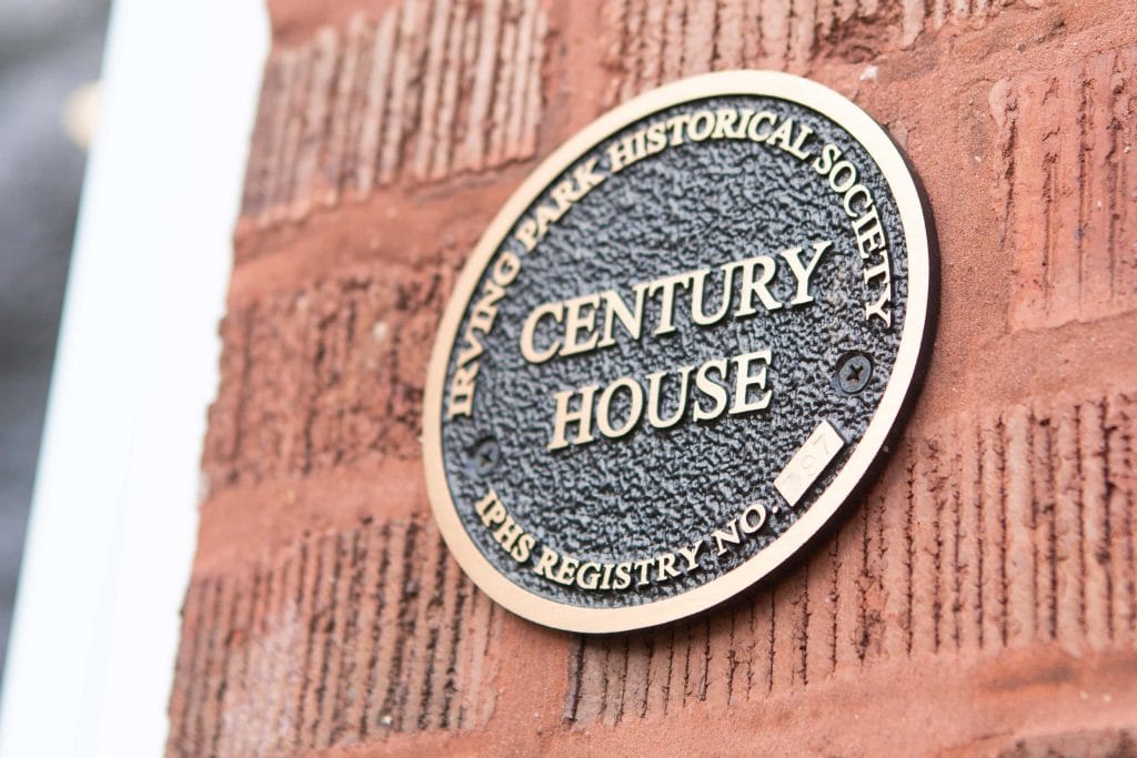 Our 100-year-old home century plaque