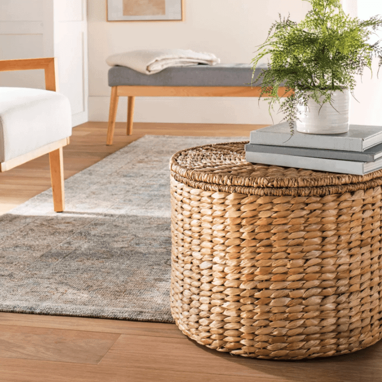 woven storage ottoman from target