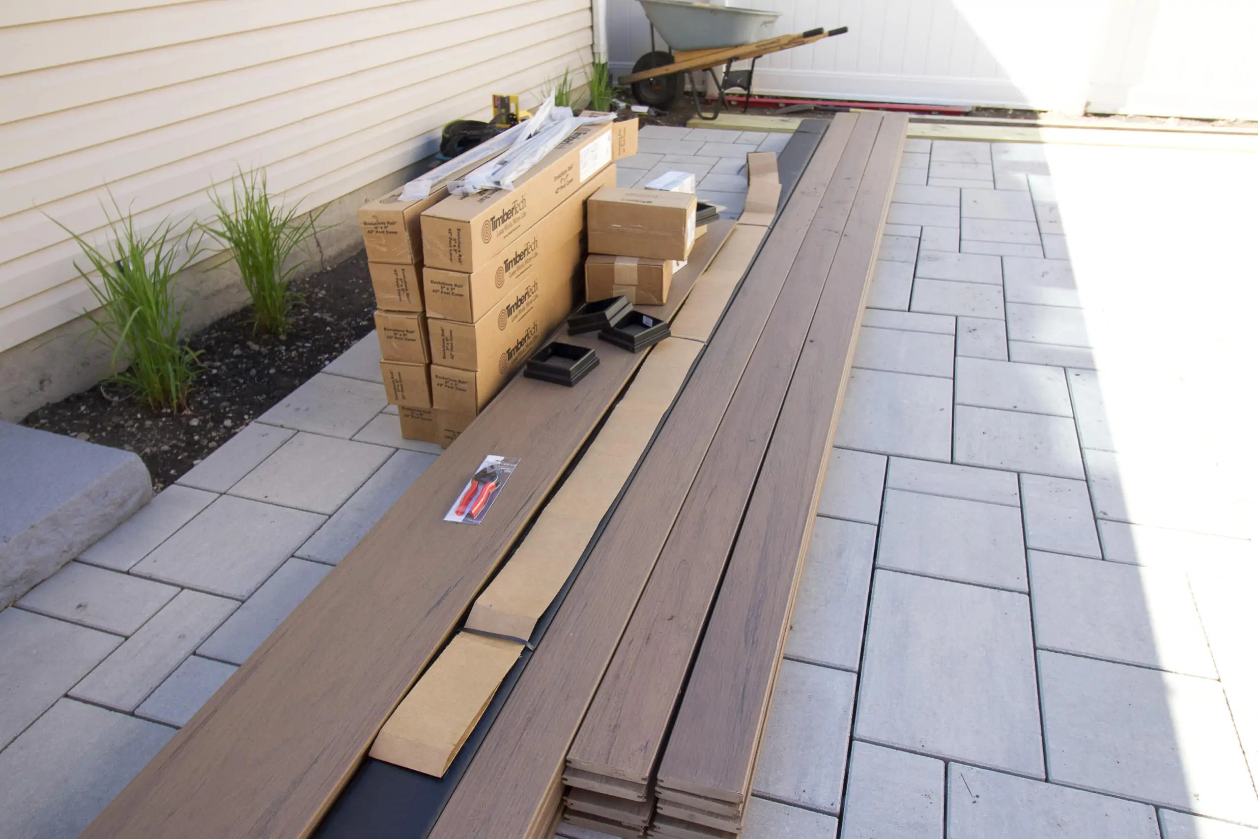 Our decking material from TimberTech