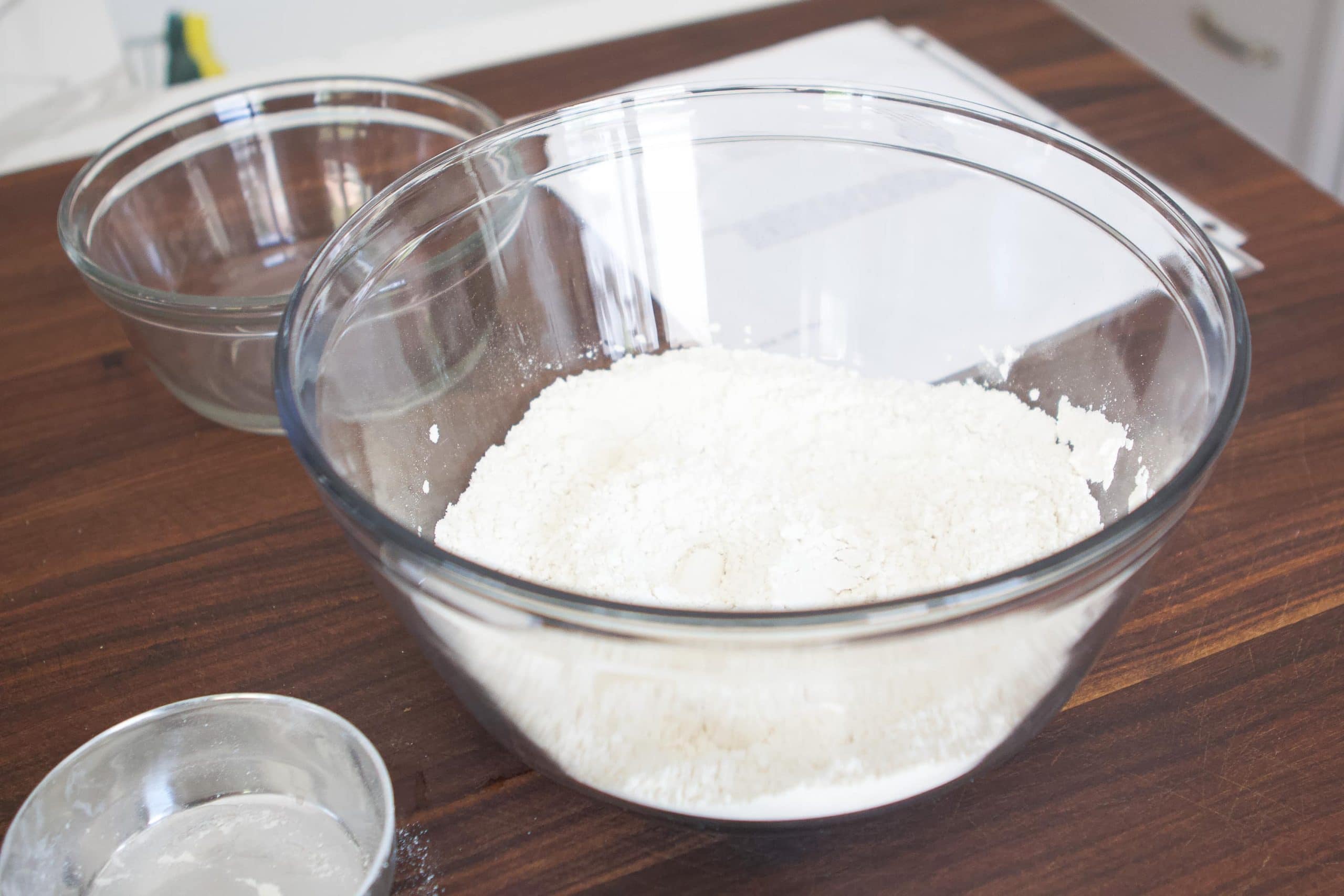 Combine dry ingredients before adding them to the batter