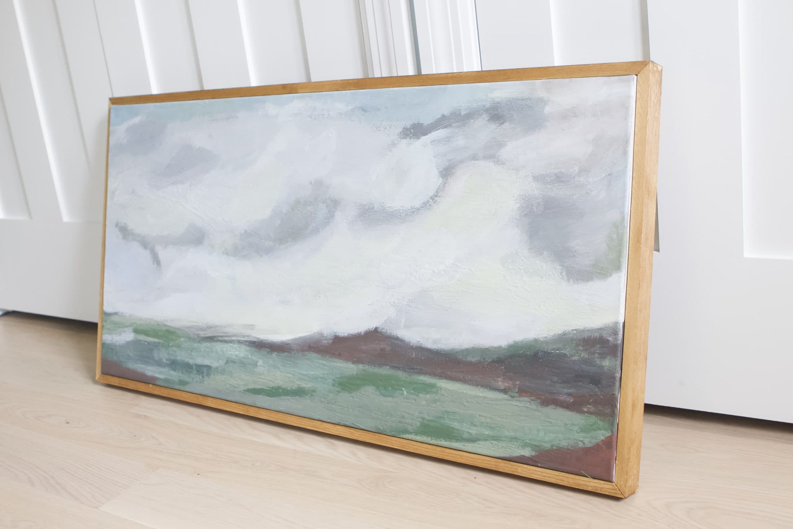 How to make a DIY canvas frame for your home