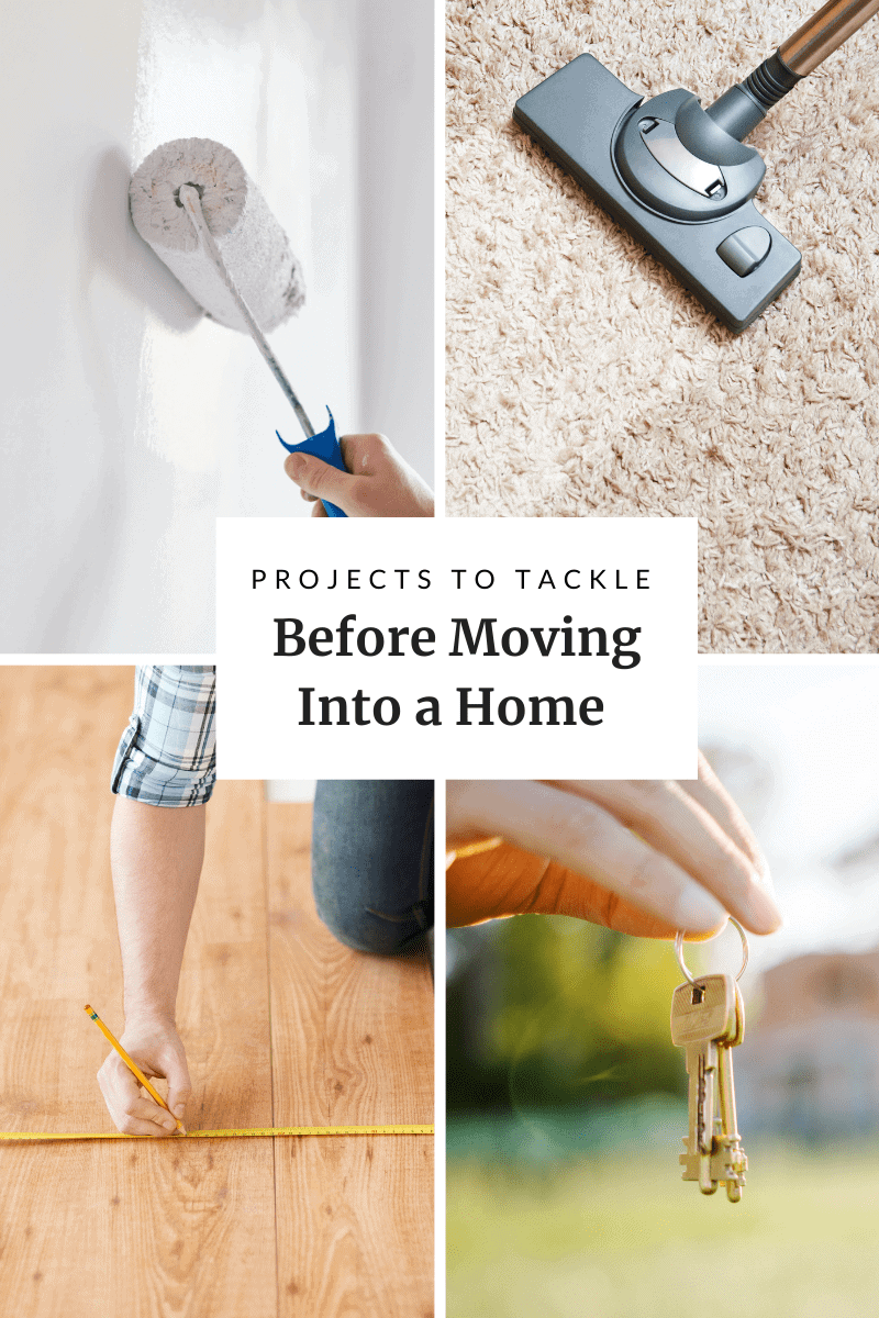 home improvements before moving in