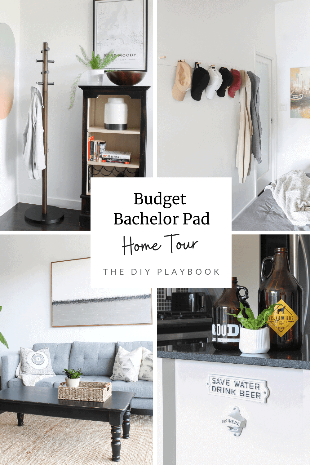 Budget Bachelor Pad Home Tour