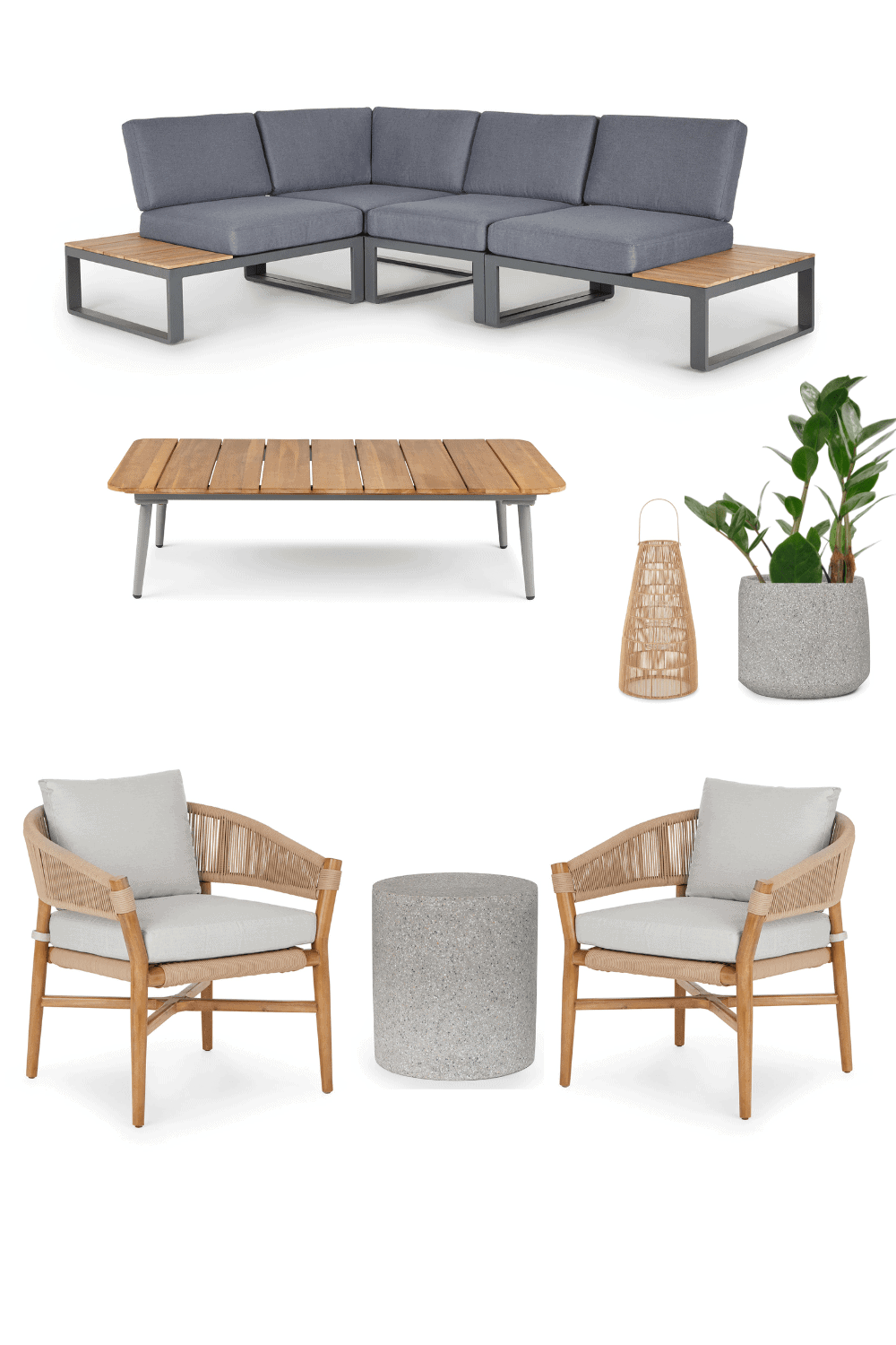 Choosing outdoor furniture for our backyard