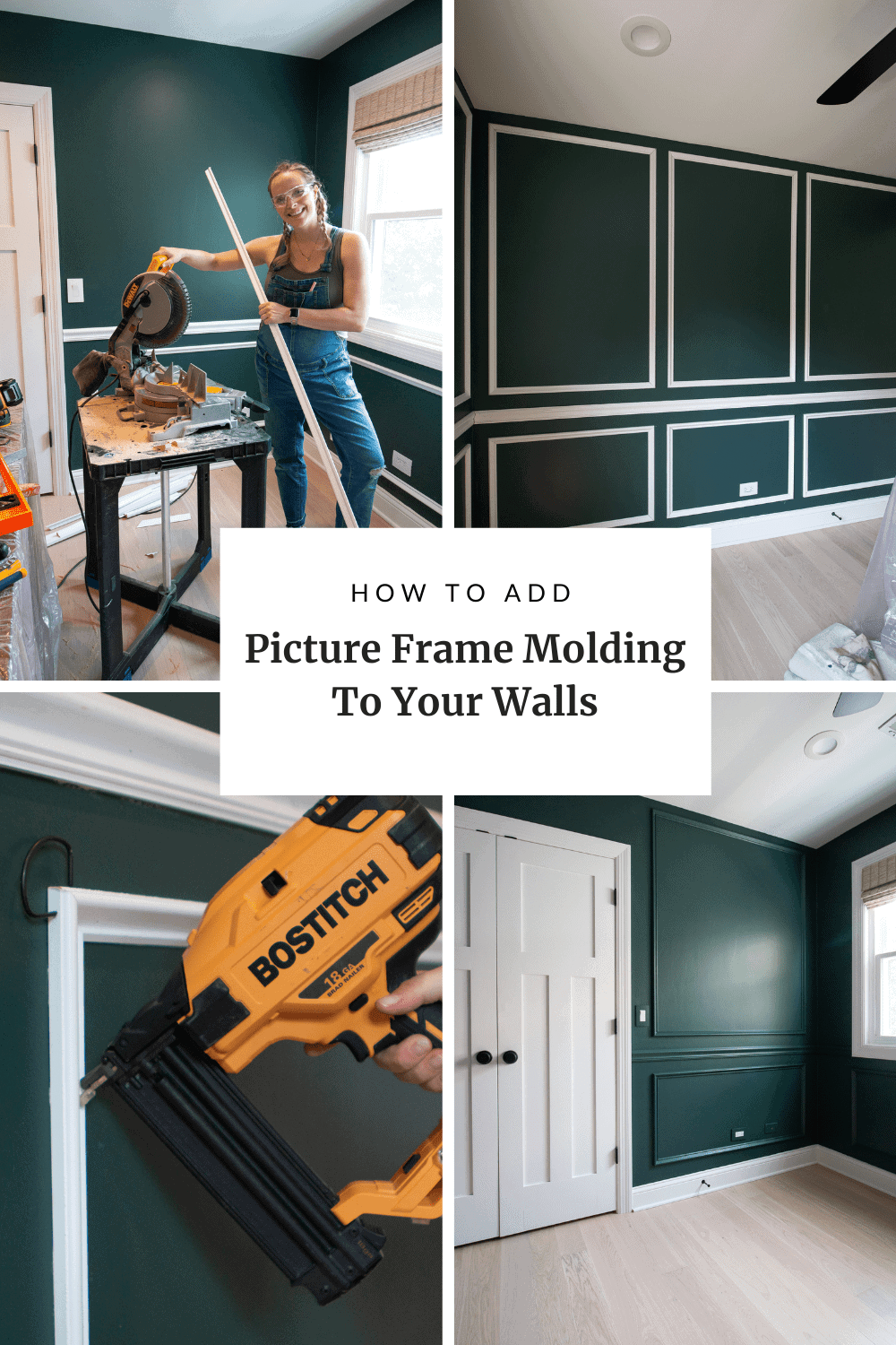 Tutorial for picture frame molding and chair rail