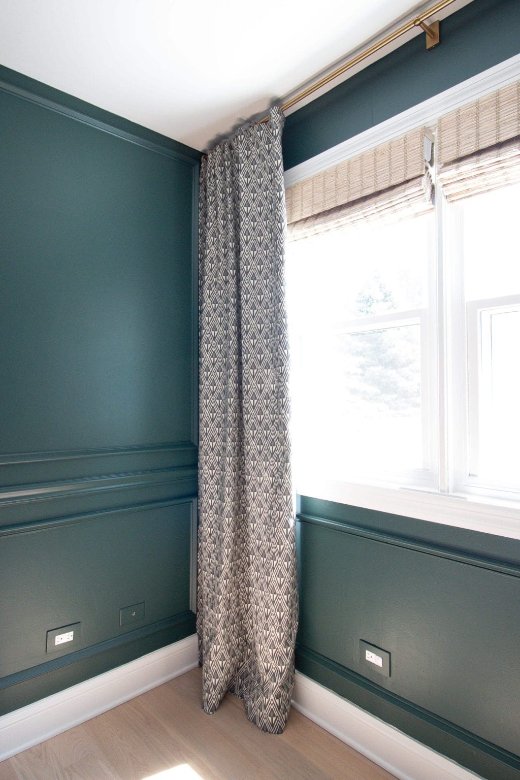 Our new blackout nursery curtains from Pottery Barn