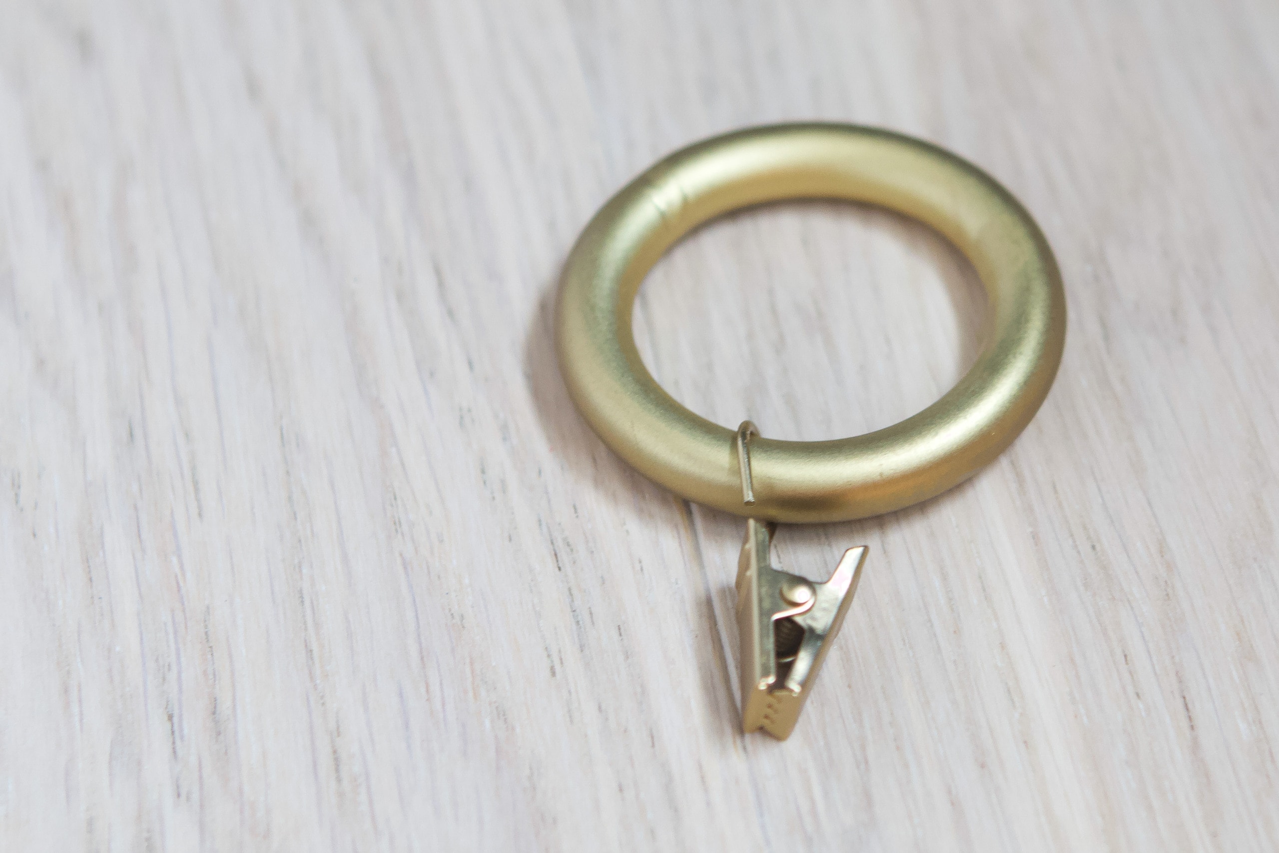 Curtain ring clips