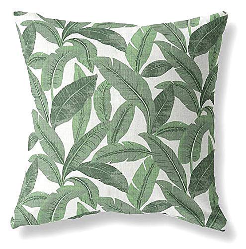 Outdoor Palm Print Pillow