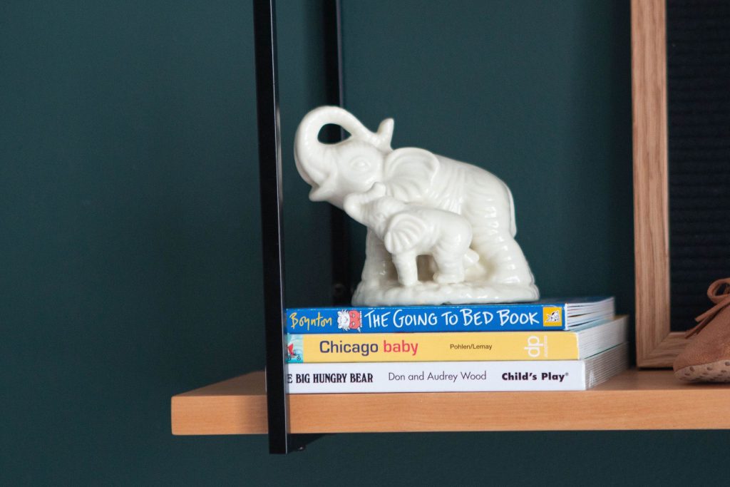 Elephants on the shelf