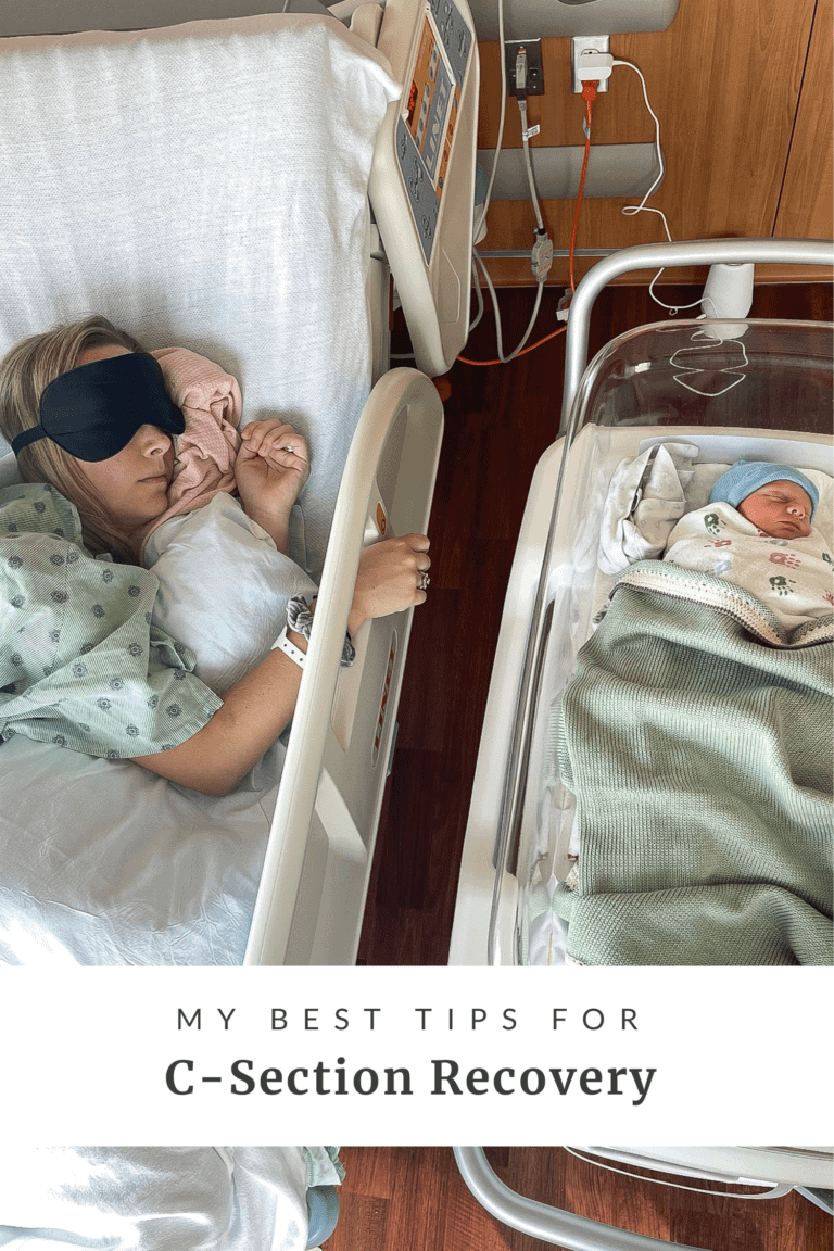 My Best C-Section Recovery Tips | The DIY Playbook