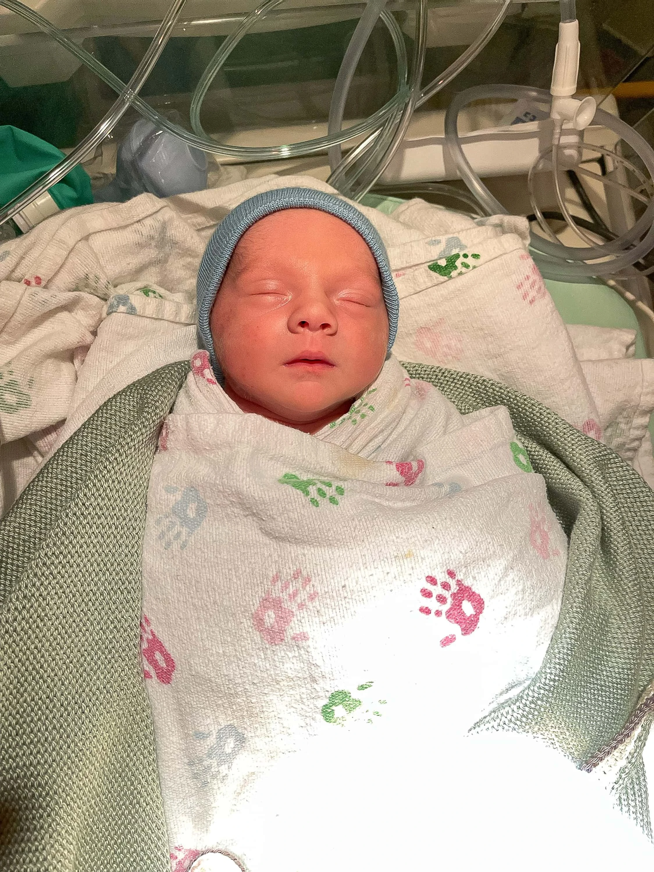 Our baby boy from my c-section birth