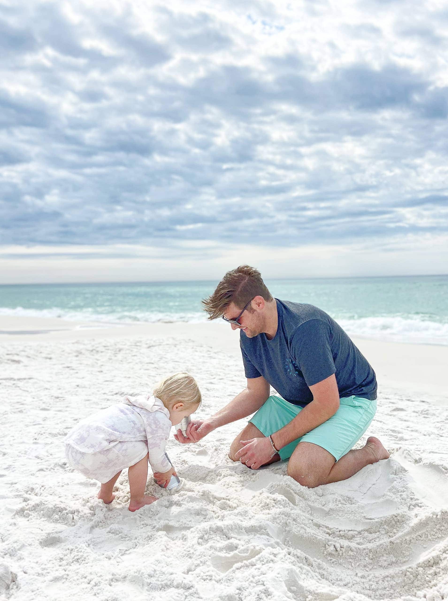 Spending time in the sun and sand in Seaside, Florida