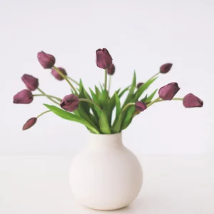 Purple Faux Tulips