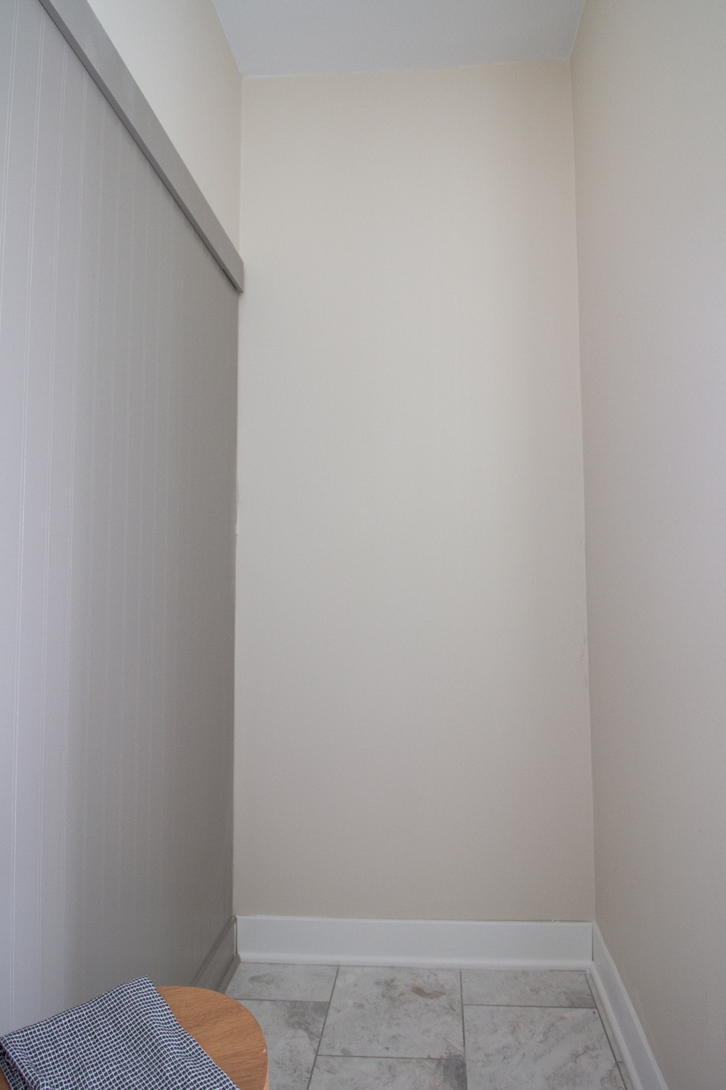 Leaving space in a bathroom for a large linen cabinet