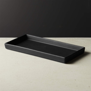 black tray