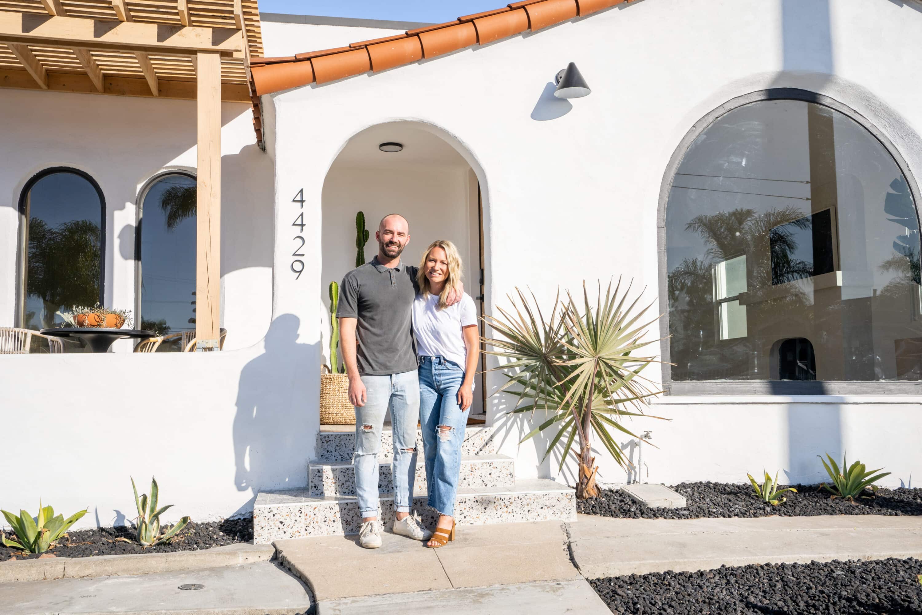 Dan and Brittany's modern California bungalow