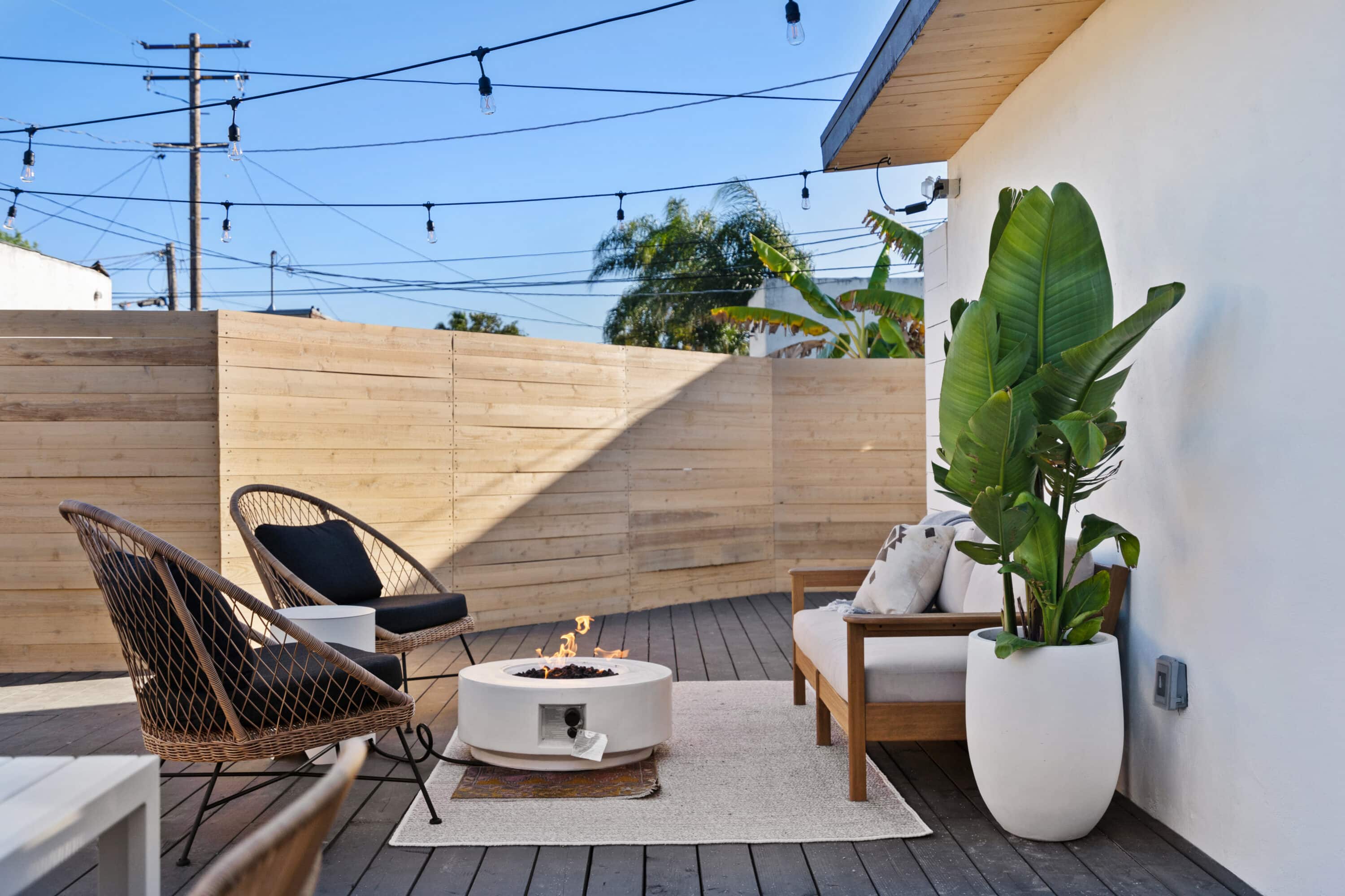 Outdoor living in San Diego