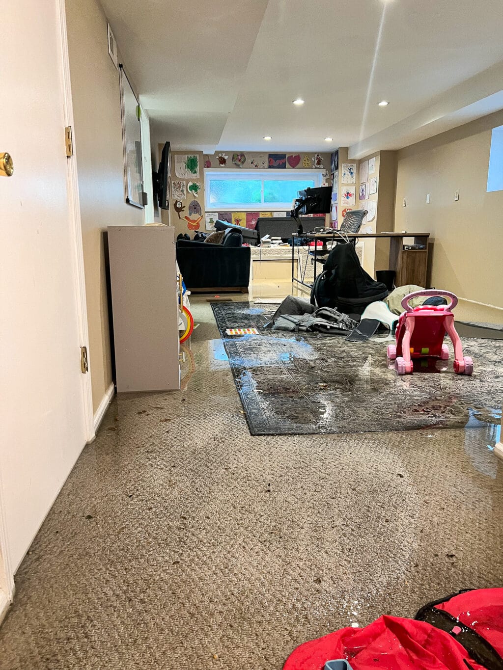 Our flooded basement