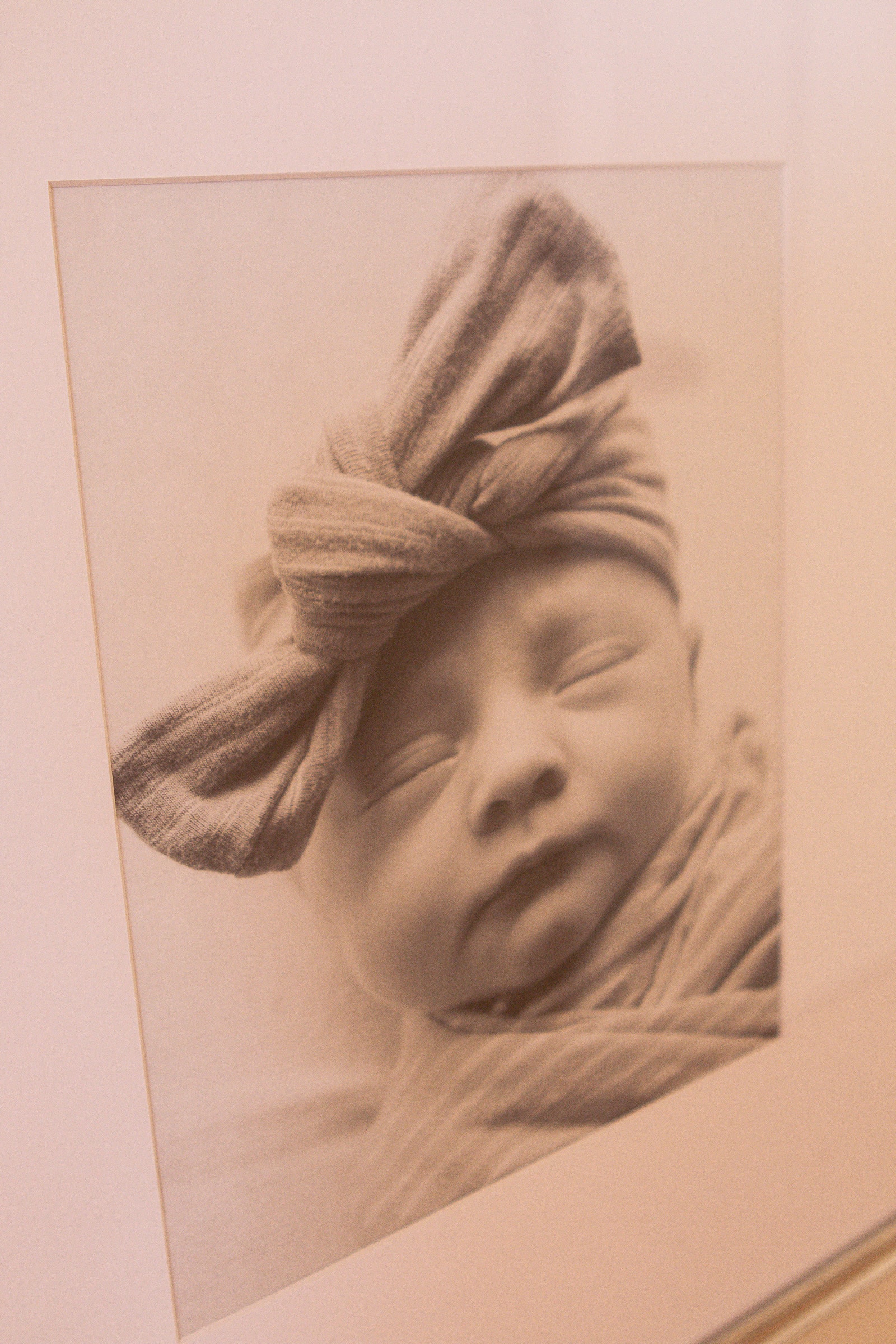 baby Rory in gallery wall