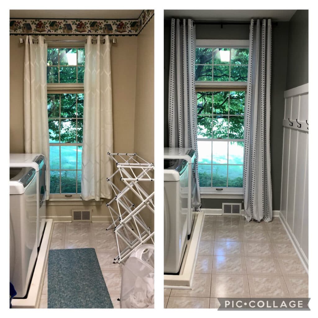 laundry room before and after