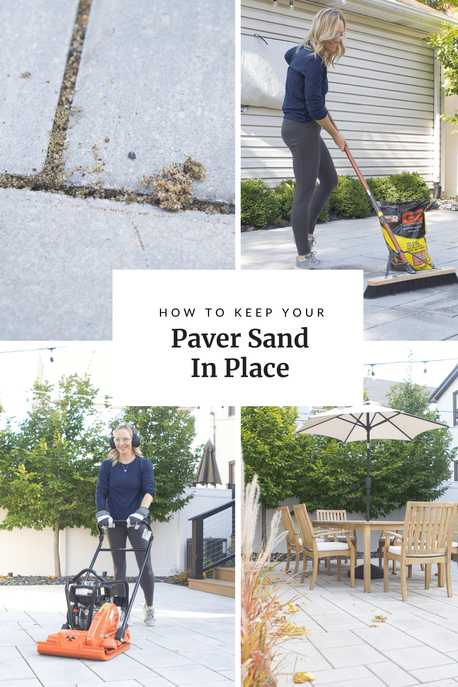 how to install polymeric sand in your backyard pavers