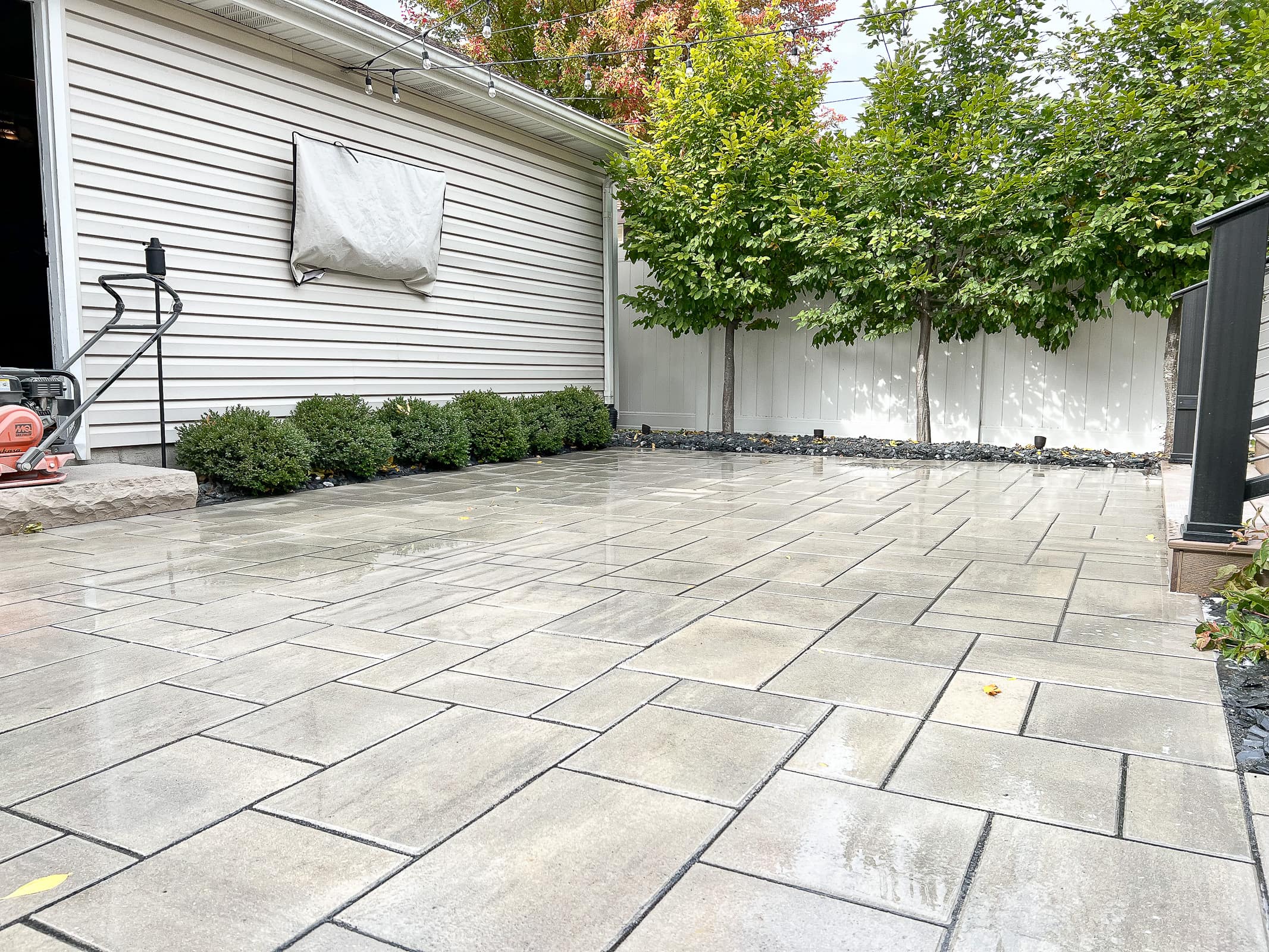 How to install polymeric sand on pavers