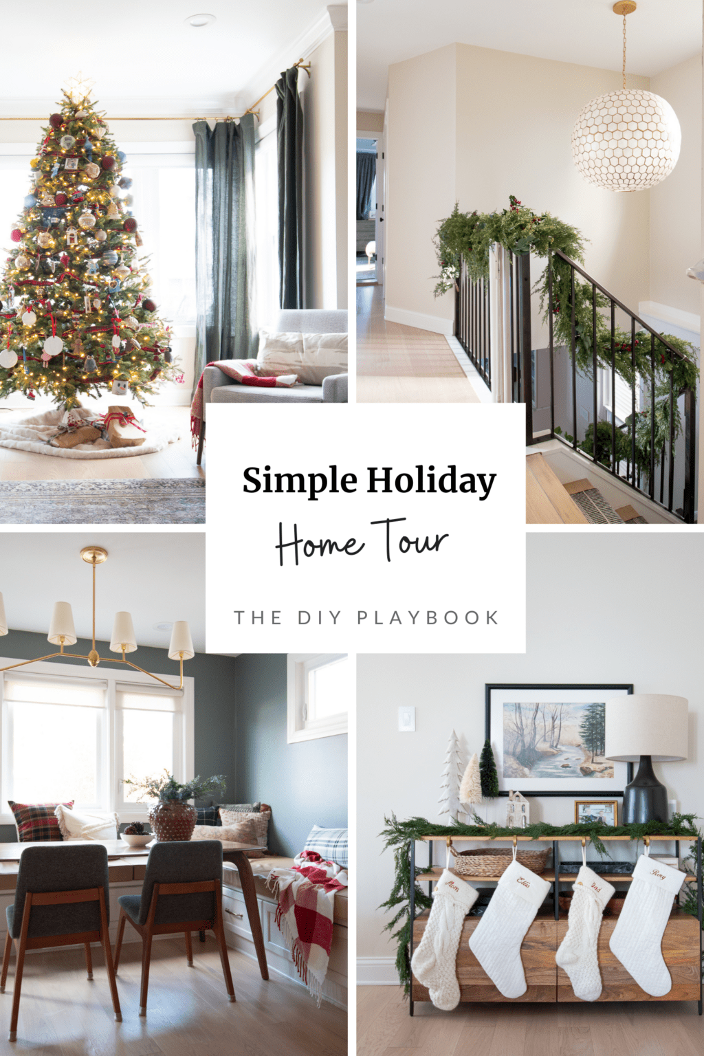 My simple holiday home tour