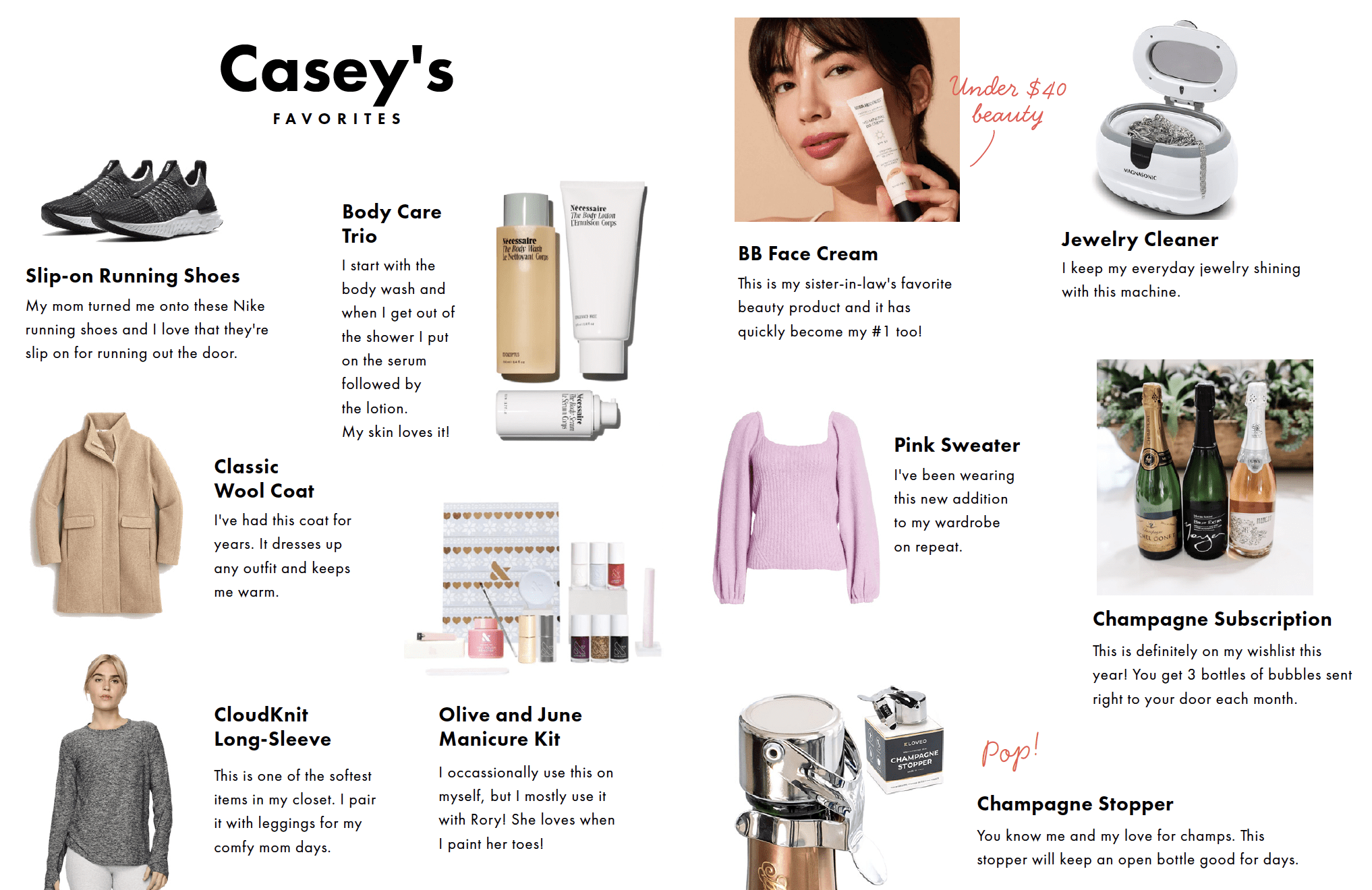 casey's favorites from the holiday gift guide 2022