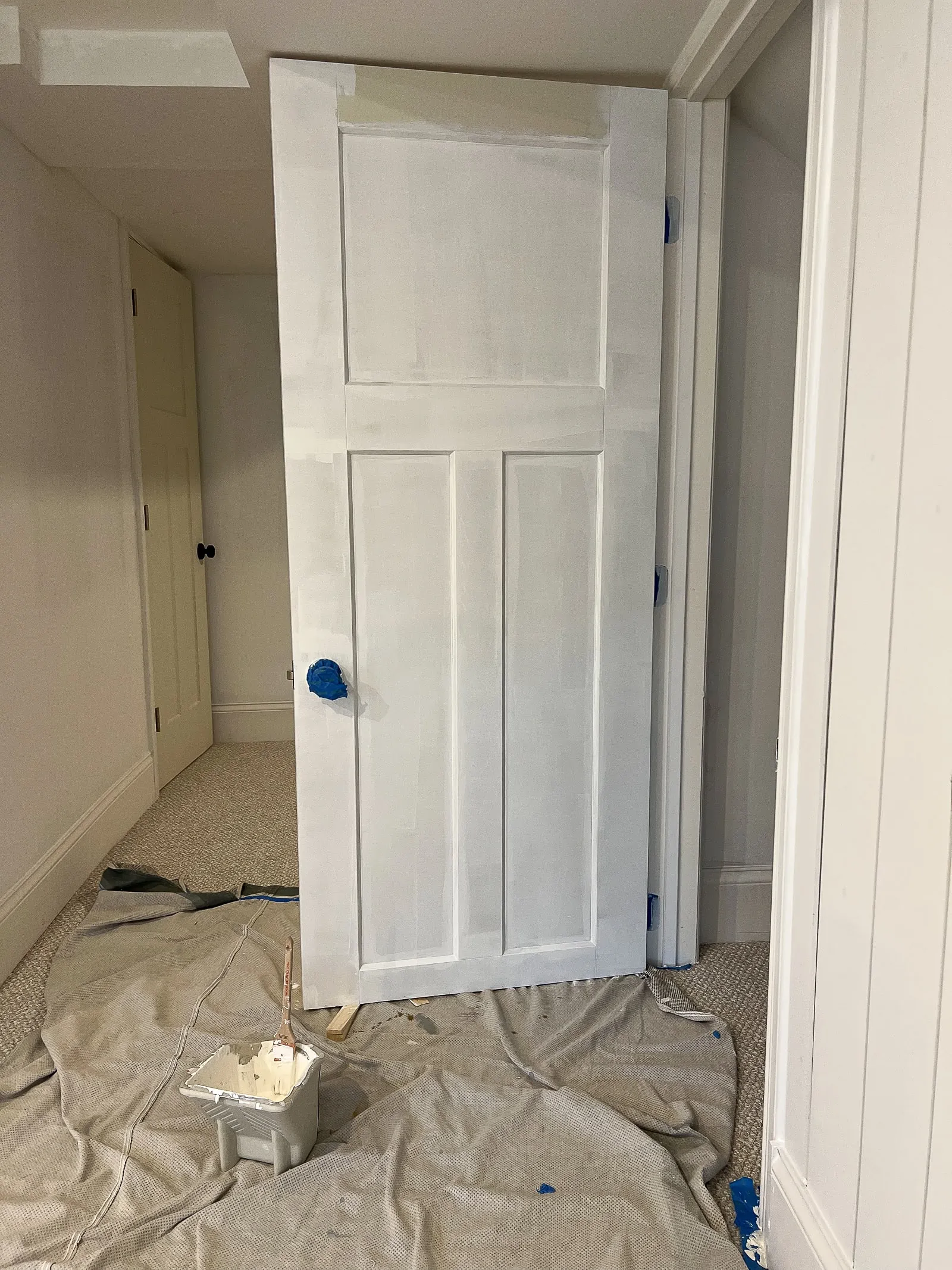 How to paint interior doors
