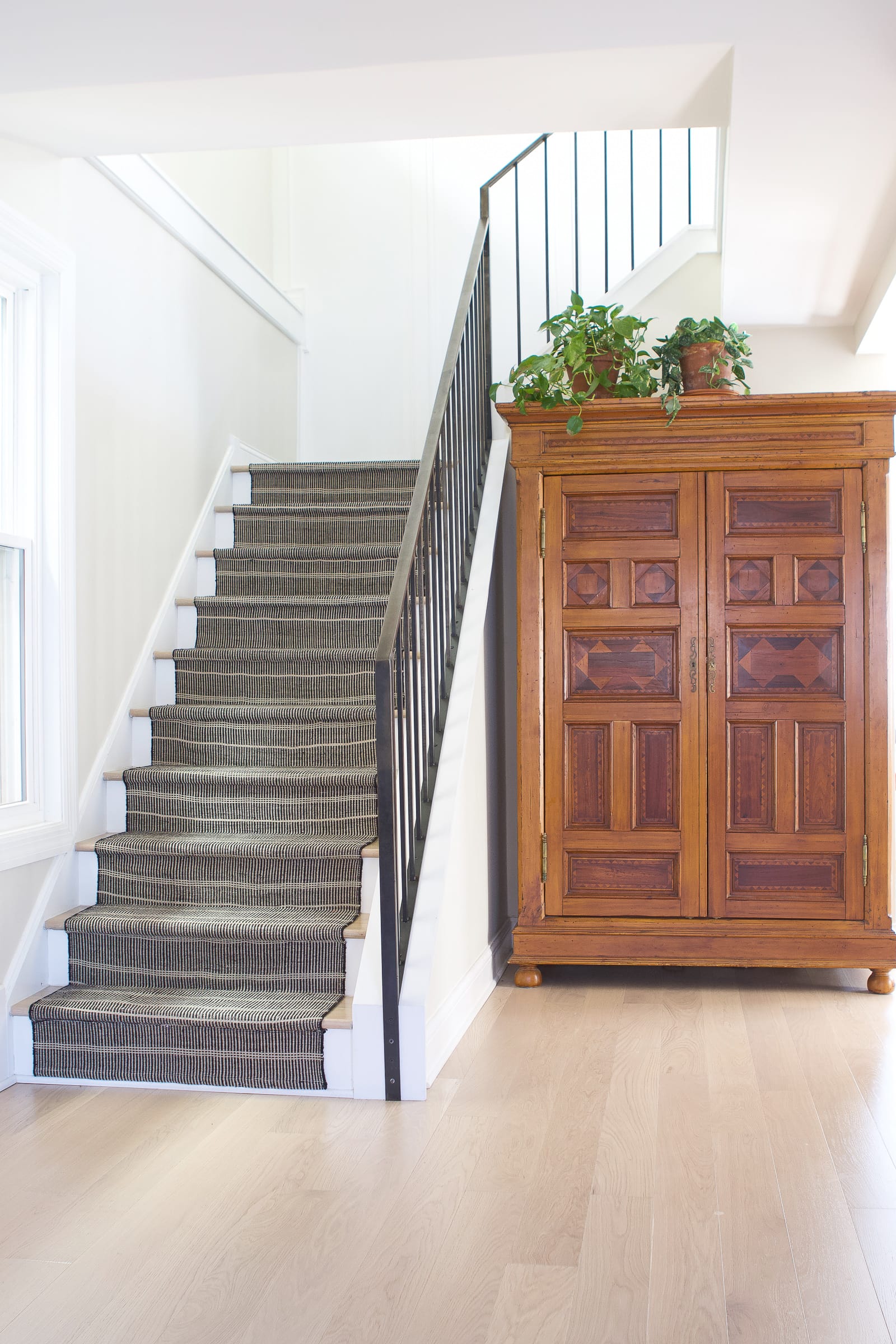 Our staircase makeover before and after
